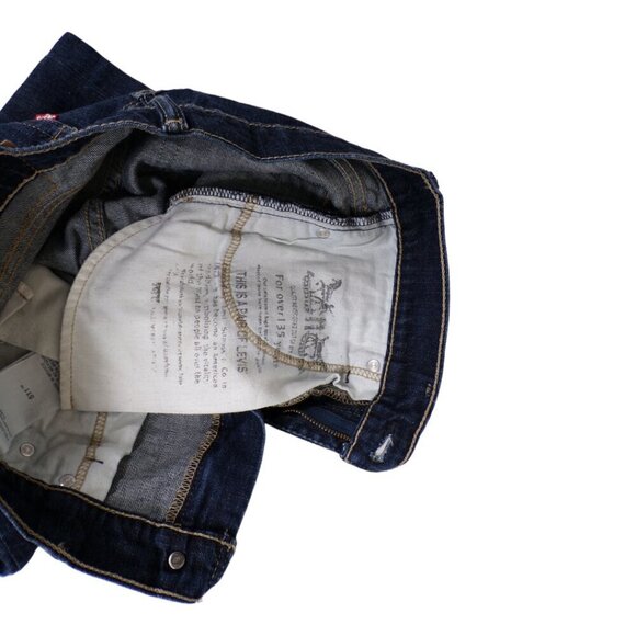 Levi's 511 Slim Fit Straight Leg Flex Men's Jeans Dark Wash Size W30 #609 - Picture 5 of 7